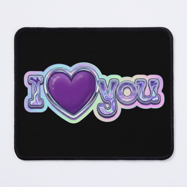 Item preview, I Purple Heart You Cute Kpop Aesthetic Minimalist Design / Y2k / Kpop Fan Stan Tshirts, stickers, mugs, pins, phone cases etc. designed and sold by TeenLake.