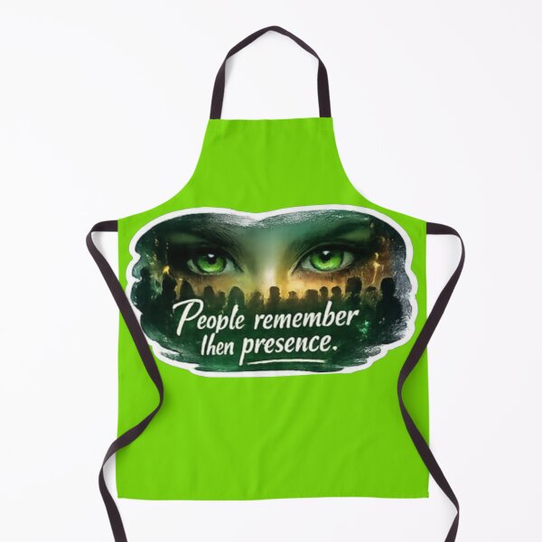 Item preview, People Remember Their Presence Green Emerald Eyes Quote Sticker designed and sold by Scro-Ciob-Shop.