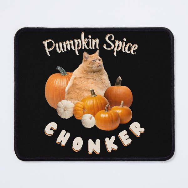 Item preview, Pumpkin Spice Chonker Cat Halloween Meme Fall Fun | Light Ink Version designed and sold by SunandShade.