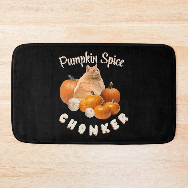 Item preview, Pumpkin Spice Chonker Cat Halloween Meme Fall Fun | Light Ink Version designed and sold by SunandShade.