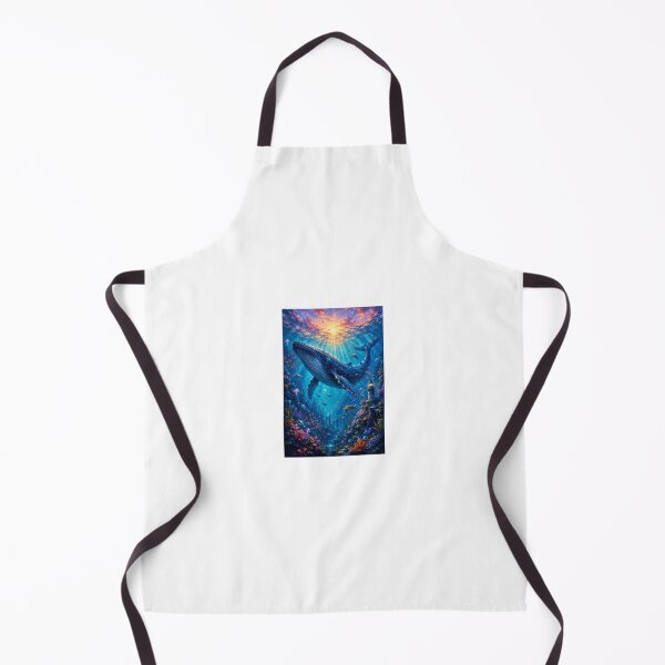 Item preview, Majestic Realm: Cosmic Whale Underwater Sunset Artwork designed and sold by Ak-art-shop.