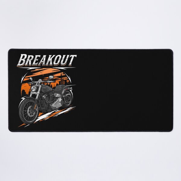 Item preview, Motorcycle Breakout 2025-2026 Vivid Black for Motorcycle Riders designed and sold by MotoApparelHub.