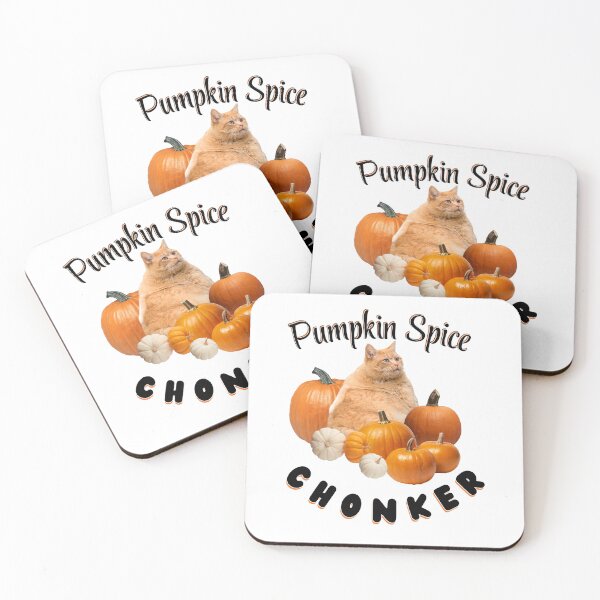 Item preview, Pumpkin Spice Chonker Cat Halloween Meme Fall Fun | Dark Ink Version designed and sold by SunandShade.