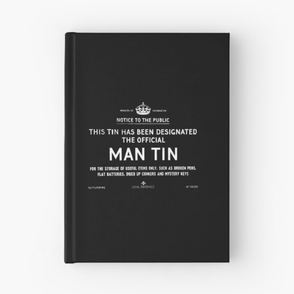 Item preview, Man Cave. Man Tin. Men`s stuff designed and sold by KALEIDOSCOPE UK.