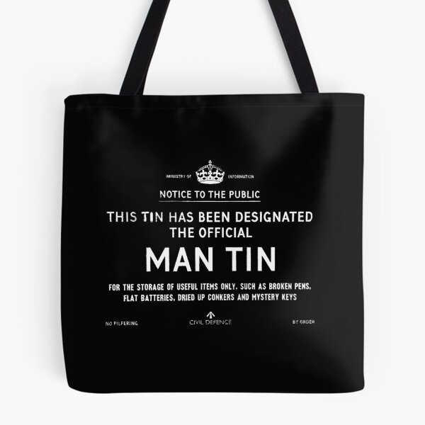 Item preview, Man Cave. Man Tin. Men`s stuff designed and sold by KALEIDOSCOPE UK.
