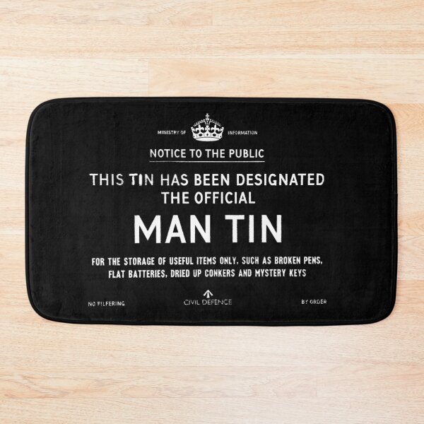 Item preview, Man Cave. Man Tin. Men`s stuff designed and sold by KALEIDOSCOPE UK.