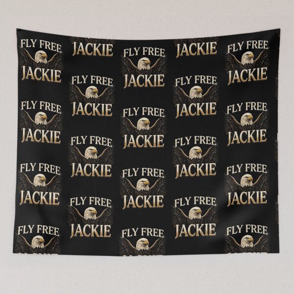Item preview, Fly Free Jackie Big Bear Eagle Tribute Wildlife Remembrance designed and sold by Redgiant87x.
