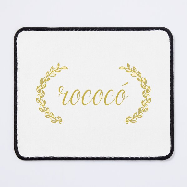 Item preview, Rococó Gold Laurel Wreath Cursive Logo designed and sold by arossvy.