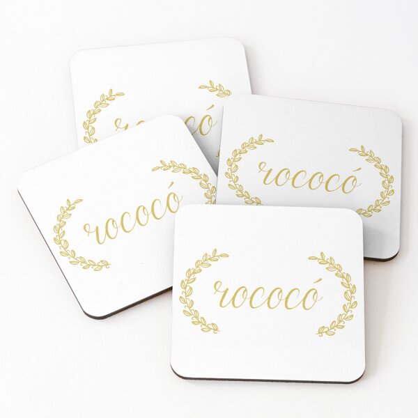 Item preview, Rococó Gold Laurel Wreath Cursive Logo designed and sold by arossvy.
