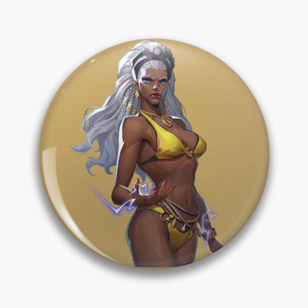 Item preview, Storm Marvel Rivals summer skin sticker designed and sold by Applesaucemeow-.
