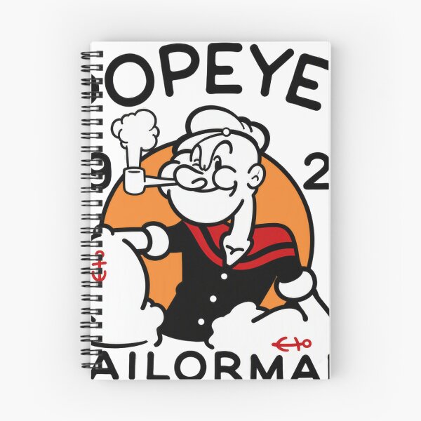 Item preview, popeye sailorman vintage 1929 orange designed and sold by PhiloDoh.