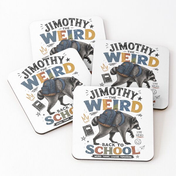 Item preview, Weird Badger Back to School Retro Animal Student Design designed and sold by MotivaChic.