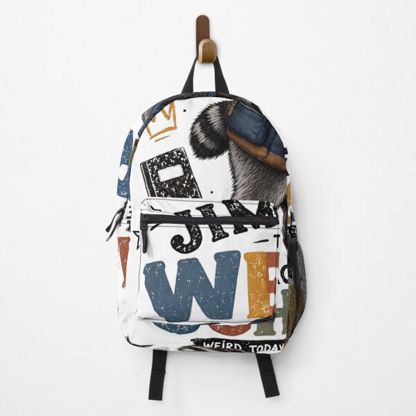 Item preview, Weird Badger Back to School Retro Animal Student Design designed and sold by MotivaChic.