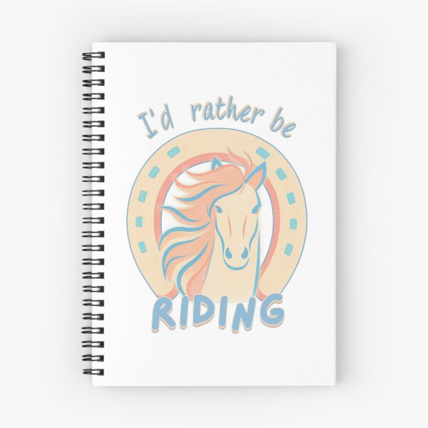 Item preview, Retro I’d Rather Be Riding Horse and Horseshoe designed and sold by SunandShade.