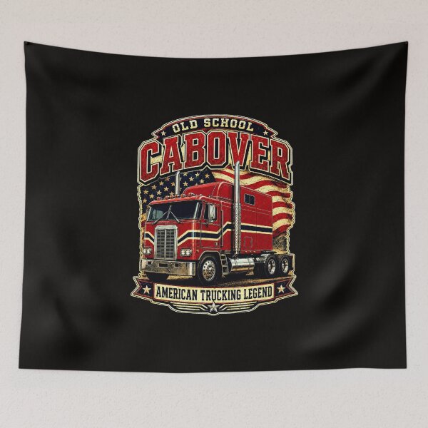 Item preview, Old School Cabover – American trucker legend designed and sold by Zerberus71.