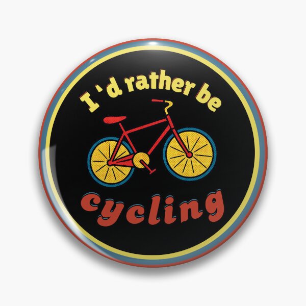 Item preview, I'd Rather Be Cycling - Retro Pop Art Bicycle  designed and sold by SunandShade.
