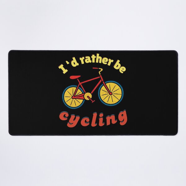 Item preview, I'd Rather Be Cycling - Retro Pop Art Bicycle  designed and sold by SunandShade.
