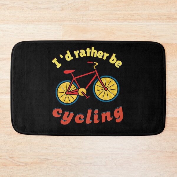 Item preview, I'd Rather Be Cycling - Retro Pop Art Bicycle  designed and sold by SunandShade.