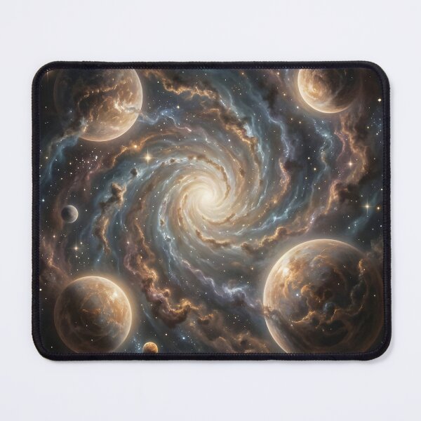 Item preview, Cosmic Nebula – Luminous Celestial Bodies Fantasy Art designed and sold by LittleBigGifts.