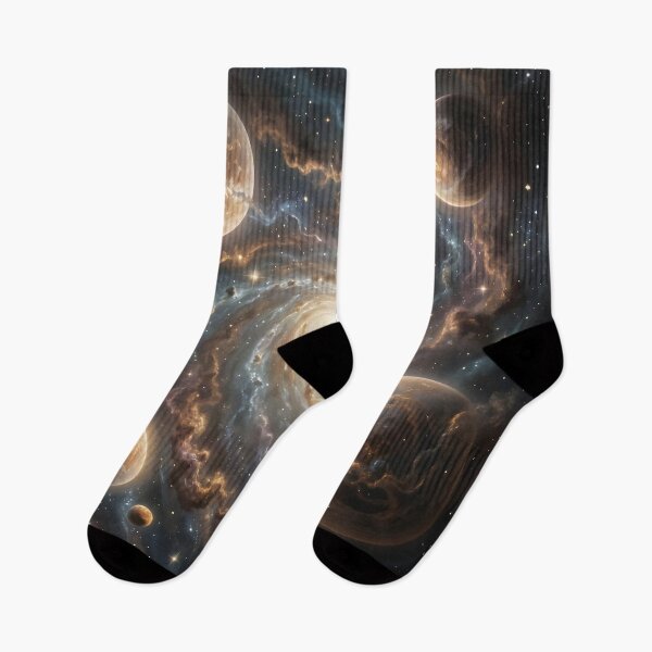 Item preview, Cosmic Nebula – Luminous Celestial Bodies Fantasy Art designed and sold by LittleBigGifts.