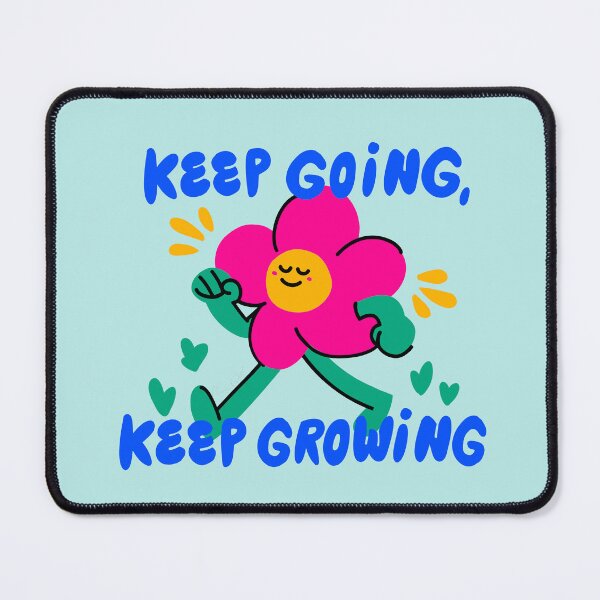 Item preview, Keep Going , Keep Growing - Inspirational Quote Pastel colors designed and sold by Nivora Galerie.