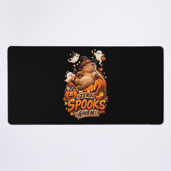 Item preview, Zero Spooks Given Capybara designed and sold by FreshPixelArt.