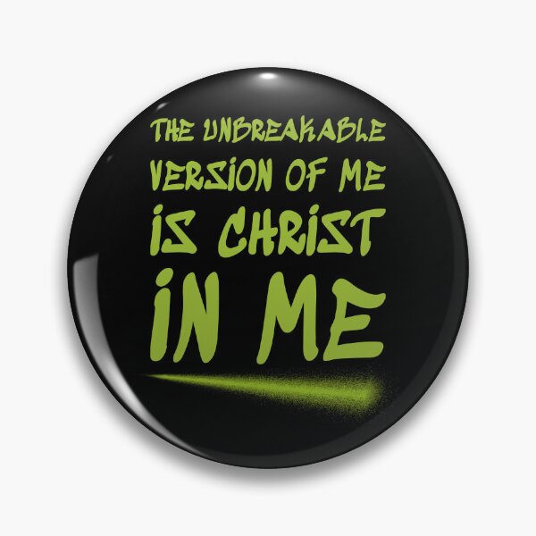 Item preview, Unbreakable Version Of Me Christ In Me Christian Gym designed and sold by Bezuiden.