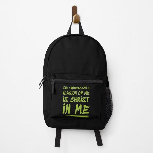 Item preview, Unbreakable Version Of Me Christ In Me Christian Gym designed and sold by Bezuiden.