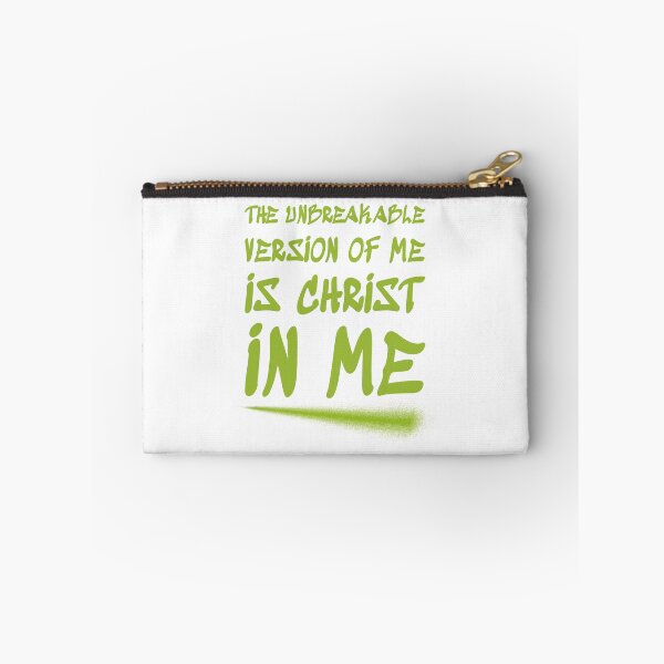 Item preview, Unbreakable Version Of Me Christ In Me Christian Gym designed and sold by Bezuiden.