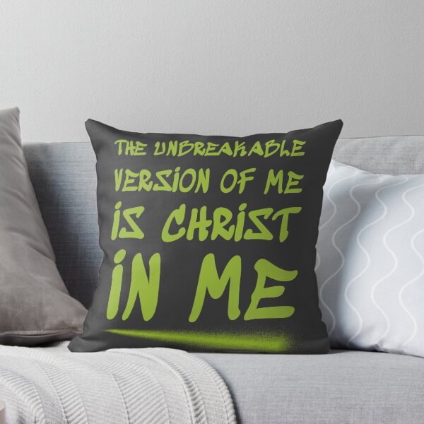 Item preview, Unbreakable Version Of Me Christ In Me Christian Gym designed and sold by Bezuiden.