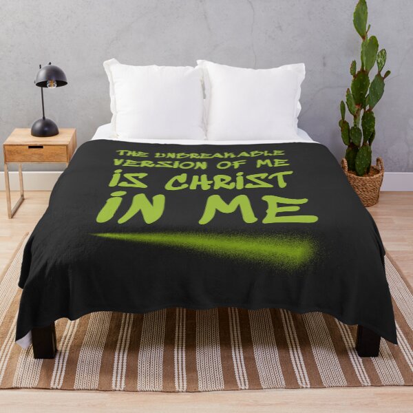 Item preview, Unbreakable Version Of Me Christ In Me Christian Gym designed and sold by Bezuiden.
