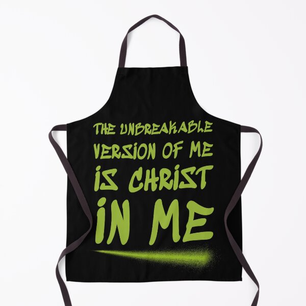 Item preview, Unbreakable Version Of Me Christ In Me Christian Gym designed and sold by Bezuiden.