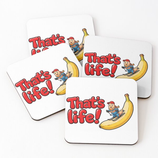 Item preview, That's Life! Funny Worm Skiing On A Banana designed and sold by Surviving Monday Club.