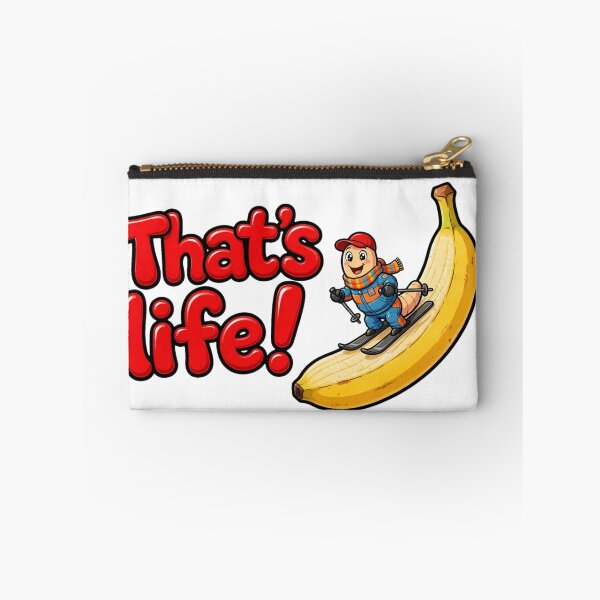 Item preview, That's Life! Funny Worm Skiing On A Banana designed and sold by Surviving Monday Club.