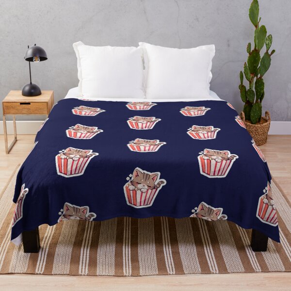 Item preview, Popcorn Cat Nap – Cute Snack Time Design designed and sold by Pororo23.