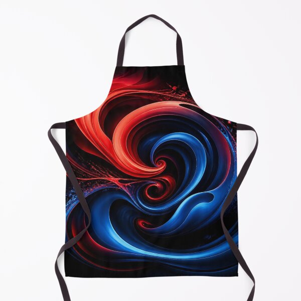 Item preview, Dynamic Red and Blue Cosmic Vortex Art designed and sold by Harmonic_Layers.