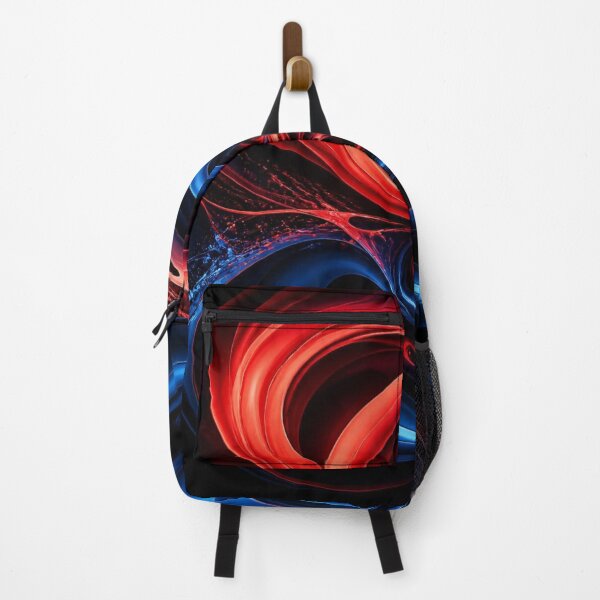 Item preview, Dynamic Red and Blue Cosmic Vortex Art designed and sold by Harmonic_Layers.