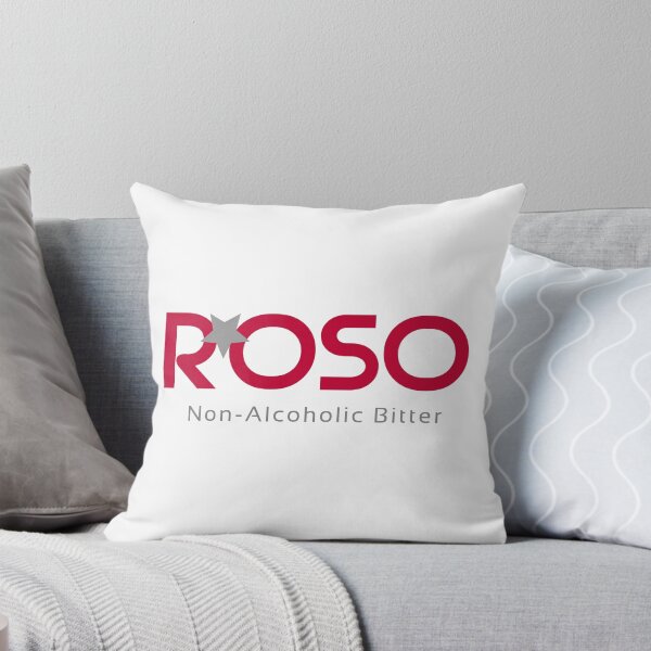 Item preview, ROSO Non-Alcoholic Bitter Red Star Typography Logo designed and sold by arossvy.