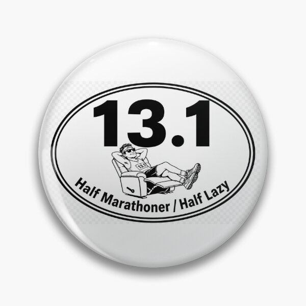 Item preview, Half Marathoner Half Lazy Male designed and sold by RJDaloof.