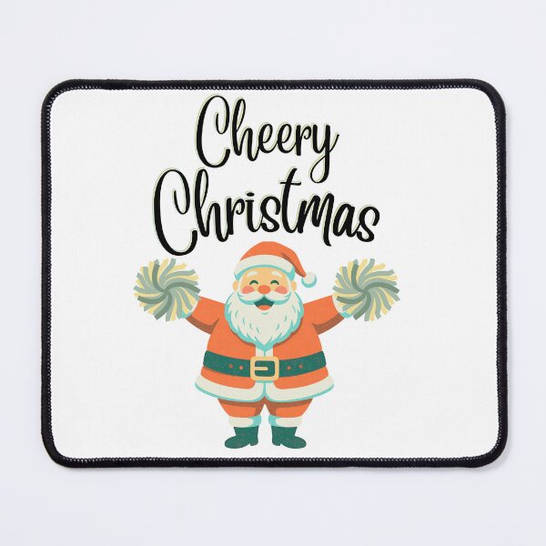 Item preview, Cheery Christmas Cheerleader Santa Retro Festive Pun designed and sold by SunandShade.