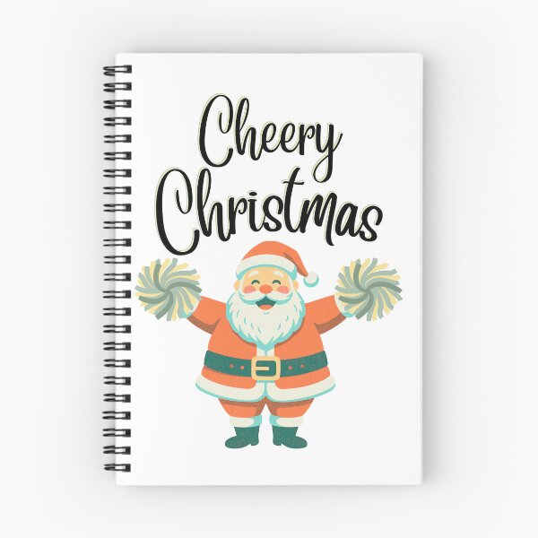 Item preview, Cheery Christmas Cheerleader Santa Retro Festive Pun designed and sold by SunandShade.