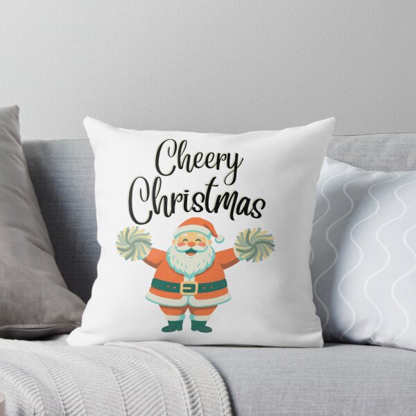 Item preview, Cheery Christmas Cheerleader Santa Retro Festive Pun designed and sold by SunandShade.
