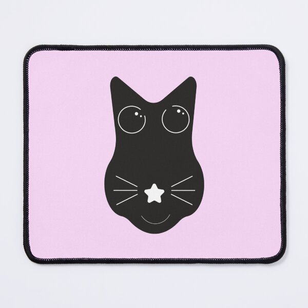 Item preview, black cat in a glass boba chibi cute rounded whimsical twee design #13 designed and sold by Kyna Arts.