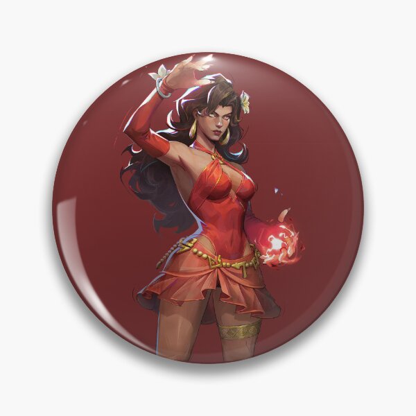 Item preview, Scarlet Witch Marvel Rivals summer skin sticker designed and sold by Applesaucemeow-.