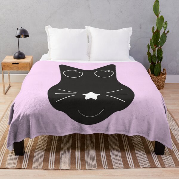 Item preview, black cat in a glass boba chibi cute rounded whimsical twee design #13 designed and sold by Kyna Arts.