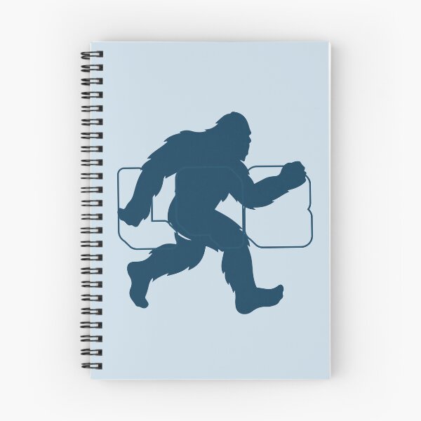 Item preview, Bigfoot Sasquatch Silhouette Outdoor Blue L98 Art designed and sold by L98-Studio.