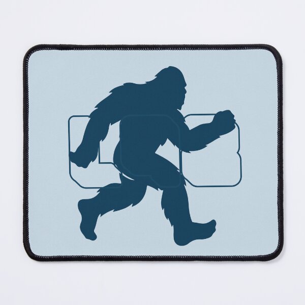 Item preview, Bigfoot Sasquatch Silhouette Outdoor Blue L98 Art designed and sold by L98-Studio.