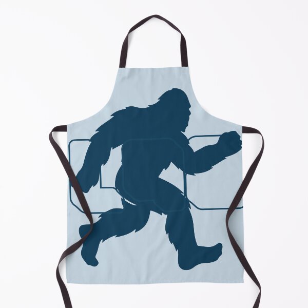 Item preview, Bigfoot Sasquatch Silhouette Outdoor Blue L98 Art designed and sold by L98-Studio.