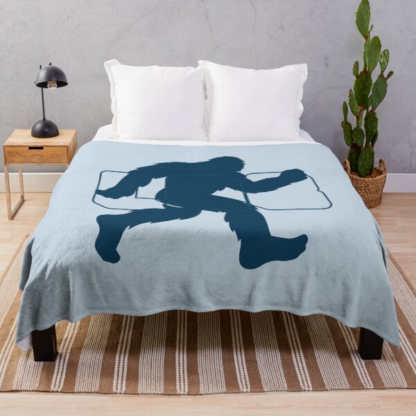 Item preview, Bigfoot Sasquatch Silhouette Outdoor Blue L98 Art designed and sold by L98-Studio.
