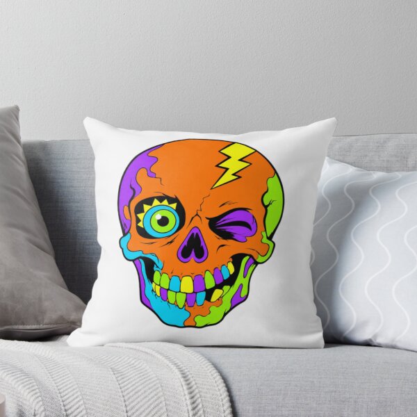 Item preview, Winking Neon Skull designed and sold by bestdes1gners.